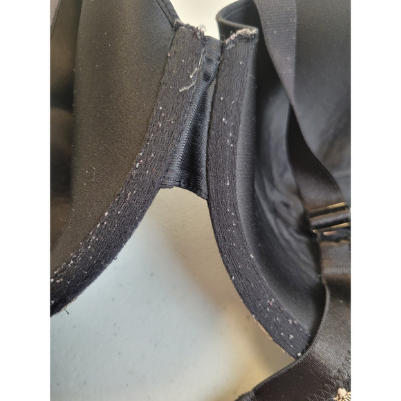 Wacoal Opulence Underwire Contour Bra Black Tan Lace Full Coverage Size 36DDD - Picture 7 of 10